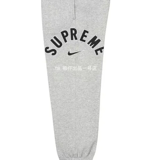 sports M logo gray L with embroidered plush co black Sweatpants Arc pants XL S 0525